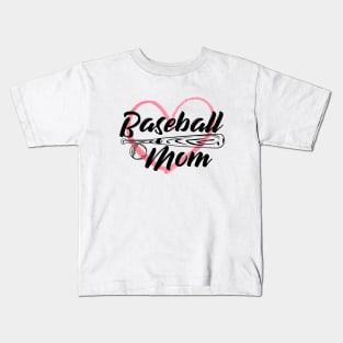 Vintage Baseball Mom Softball Mom Softball Ma Baseball Fan Gift Baseball Game Shirt Softball Team Shirt Softball Lover Baseball Lover Shirt Kids T-Shirt